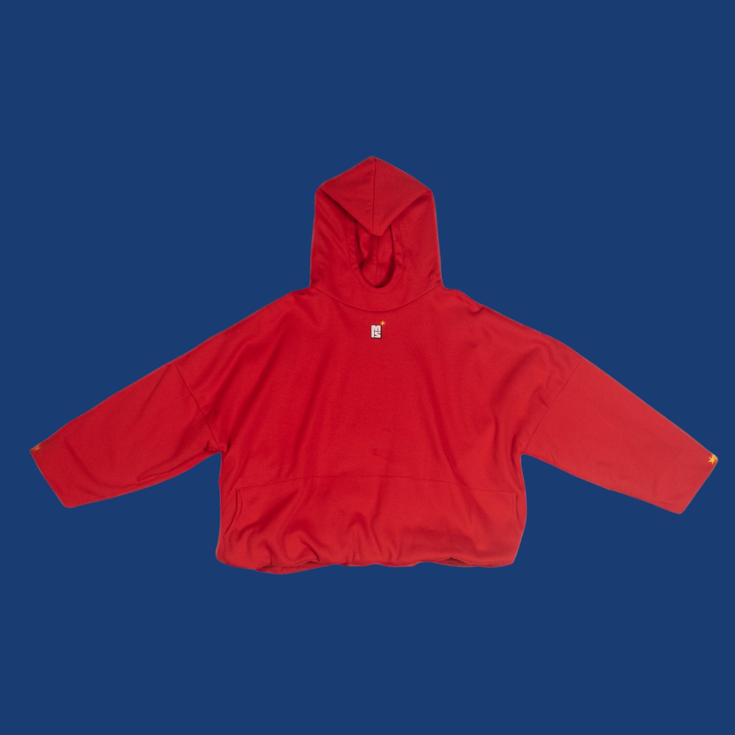 Boxy fit Hoodie "Dream In Progress" Rojo